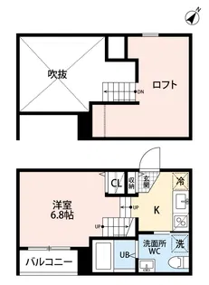 グランソレイユ竹下駅前【1階】の間取り
