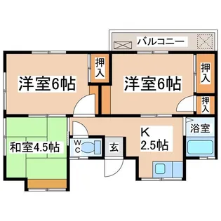 永江コーポ1【202号室】の間取り