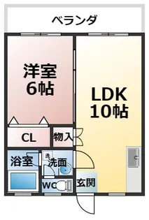 浜町マンション【3階】の間取り
