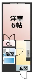 ニュースカイマンション【5階】の間取り