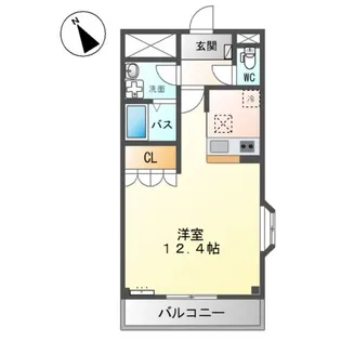 グランディール【1階】の間取り