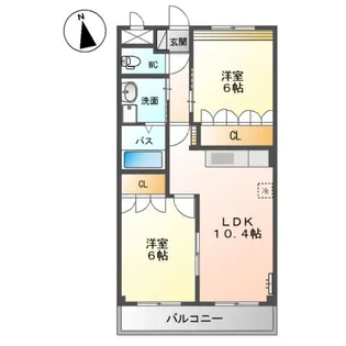 Silk road【2階】の間取り