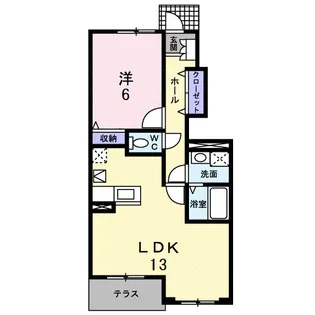フォレストヒルズⅡ【1階】の間取り