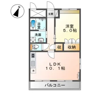 クレストールMORI【1階】の間取り