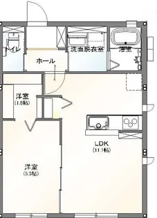 ローズガーデン【1階】の間取り