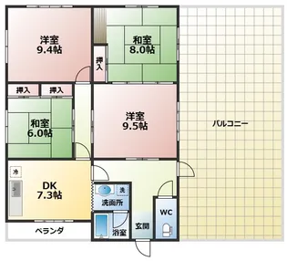 ヤマダビル【301号室】の間取り