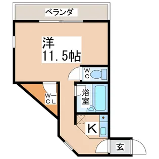 イッツビル【605号室】の間取り
