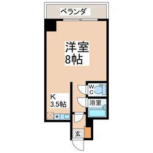 イッツビル【804号室】の間取り