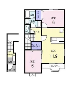 カノープス【2階】の間取り