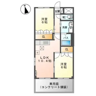 Silk road【1階】の間取り