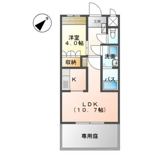 ルミナスハイム【1階】の間取り