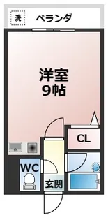 アップルハウス【608号室】の間取り