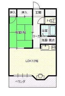 アピアⅠ【103号室】の間取り