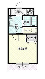 アルカディア元町【110号室】の間取り