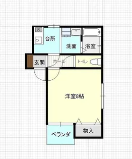 サニーフォレスト【203号室】の間取り