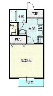 SUNハイツ【206号室】の間取り