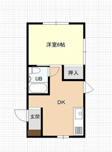 とまとハウス【101号室】の間取り