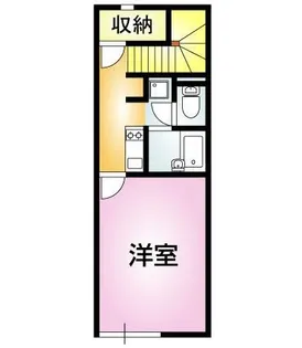 レオネクストアンジェB【102号室】の間取り