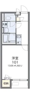 レオネクストヴィラ ブランカ【203号室】の間取り