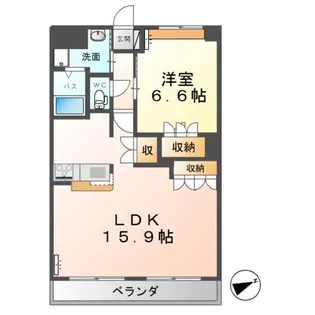 スカイヴァレィ【3階】の間取り