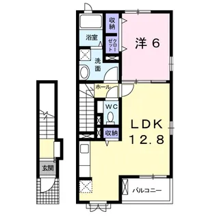 クラール・イリサⅤ【2階】の間取り