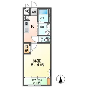 アルモニーコンフォール【1階】の間取り