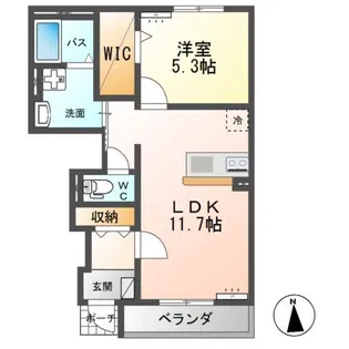 SOUAI first【1階】の間取り