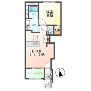 セレーノ【1階】の間取り