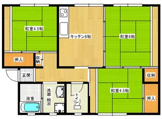 Infina North2(インフィナノース2)【202号室】の間取り
