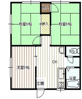 サンハイツ神栖【7-3号室】の間取り