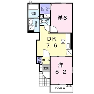 ノースブロード【1階】の間取り