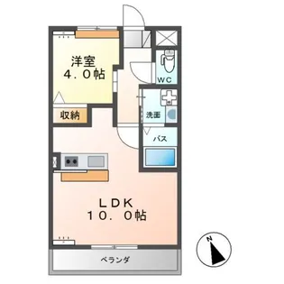 ファーム ヴィレッジ トーワ【2階】の間取り