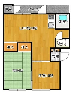 プリムローズⅡ【504号室】の間取り