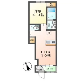 エスペランサ エスピーノ【1階】の間取り