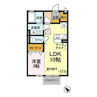 ルミエール【1階】の間取り