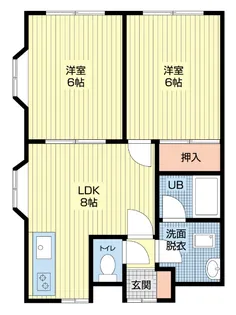 サティオミヤザキ【103号室】の間取り