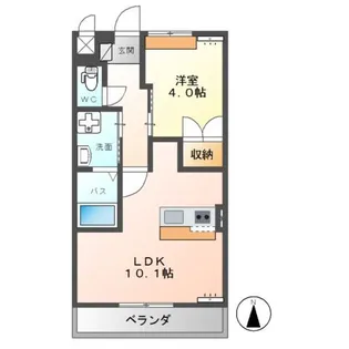 アルヴィータ【2階】の間取り