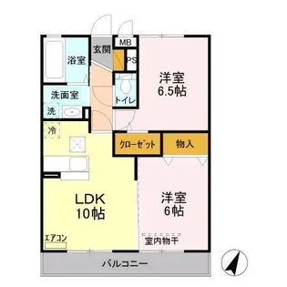 レジデンス・FUJI【1階】の間取り