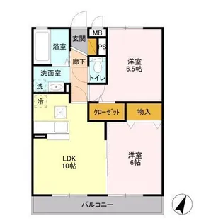 レジデンス・FUJI【1階】の間取り