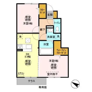 セレクト【1階】の間取り