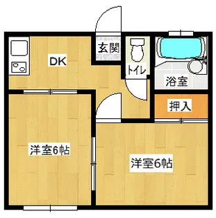 ポラリス【202号室】の間取り