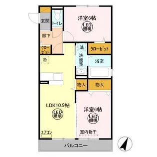 レジデンス・FUJI【3階】の間取り