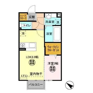 ラ・トゥール 二番館【2階】の間取り