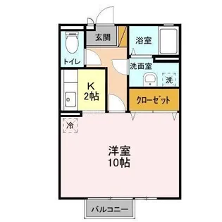 レグルス・レジデンス【1階】の間取り