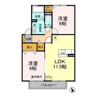 カプチーノ G【2階】の間取り