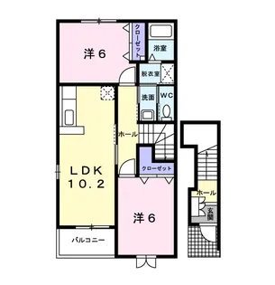 ブリズⅢ【2階】の間取り