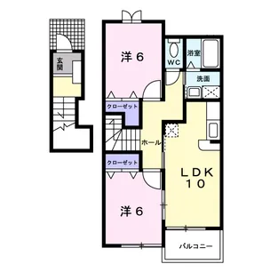 ブリズ・セゾン【2階】の間取り