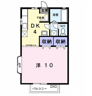 マウントリヴァC【2階】の間取り