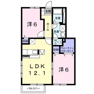 プラトーA【1階】の間取り