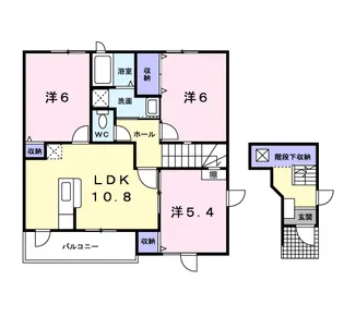 マウントリヴァ2003 Ⅰ【2階】の間取り